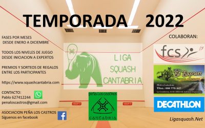 Normativa Liga Squash Cantabria 2022